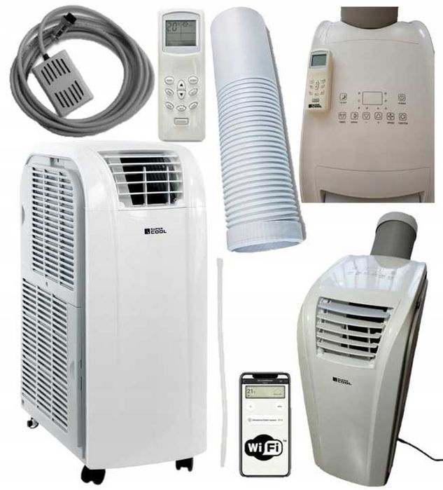 Klimatyzator przenośny FRAL FSC 14.2 WiFi MOC 4KW  4w1  Chłodzenie Grzanie Osuszanie Wentylacja Zewnętrzny/Wewnętrzny