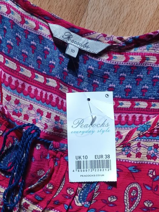 Яскрава блуза Peacocks/England