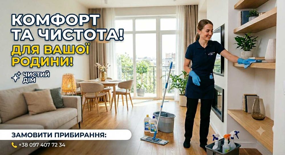 Послуги прибирання вашого дому