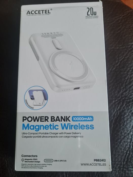 Powerbank wireless  novo 10 000mAh