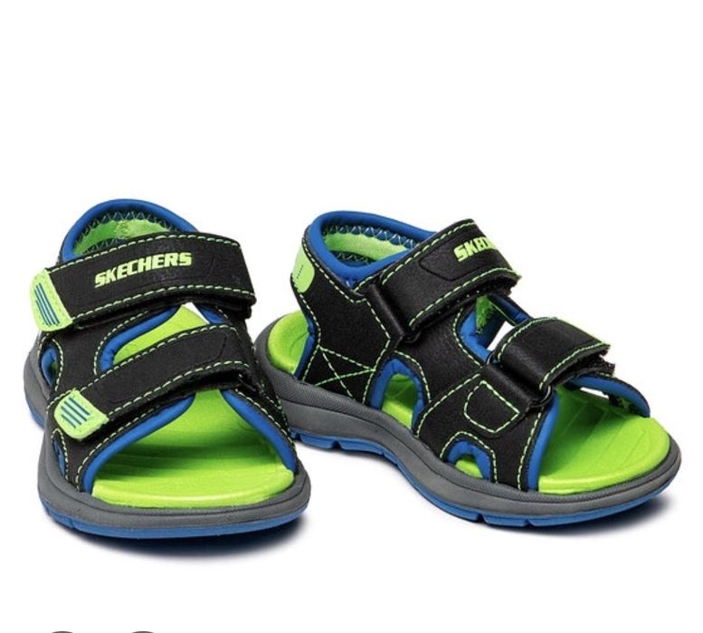 Стильні сандалії,  босоніжки для хлопчика,  Skechers 28.5