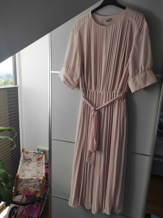 Plisowana sukienka H&M