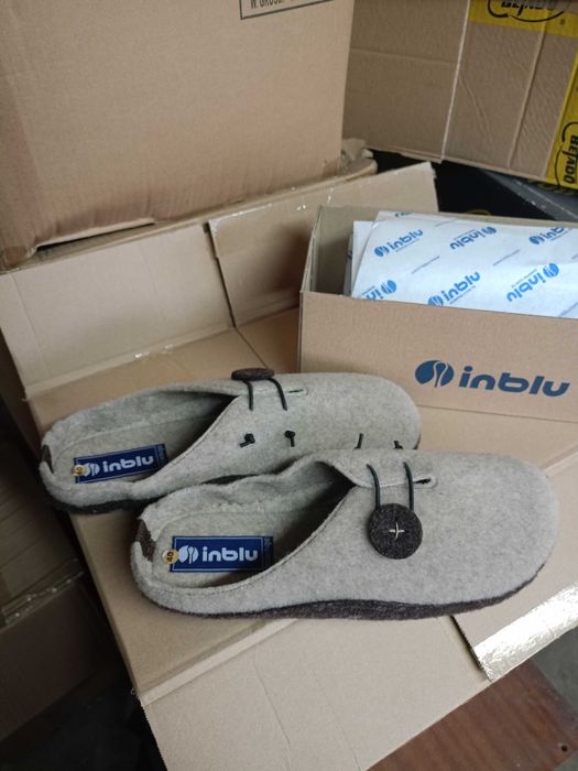 pantofle kapcie nowe in blue roz.40