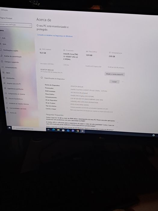HP ProDesk 400 G6 Mini PC | i5-10500T | 16GB RAM | SSD NVMe 256GB