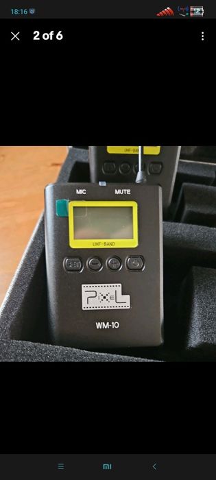 Радіосистема Pixel WM-10(ресівер,2 трансмиттера)
