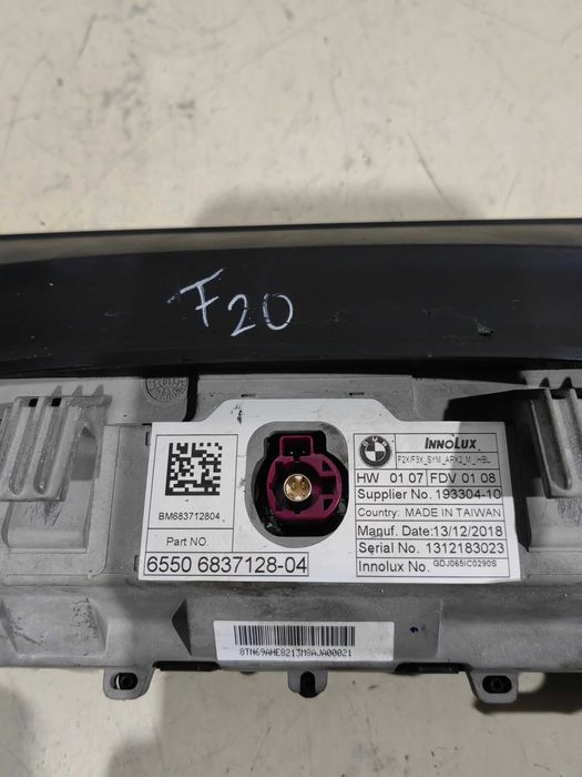 Ecra de Navegação BMW serie 1 F20/F21F30/F31   6837.128