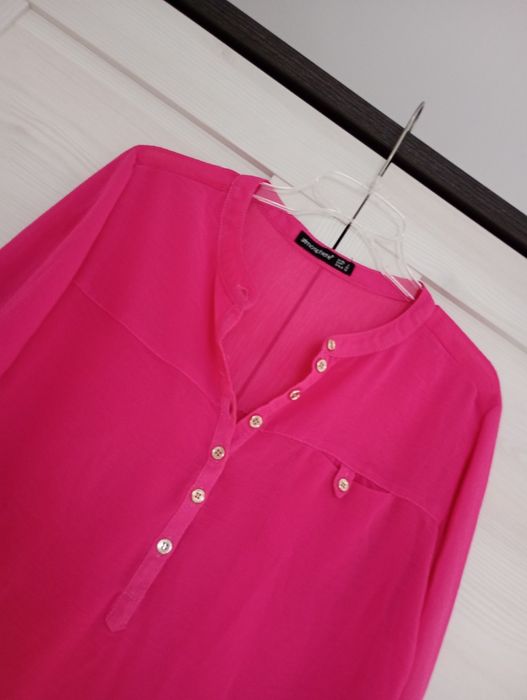 Różowa koszula bluzka