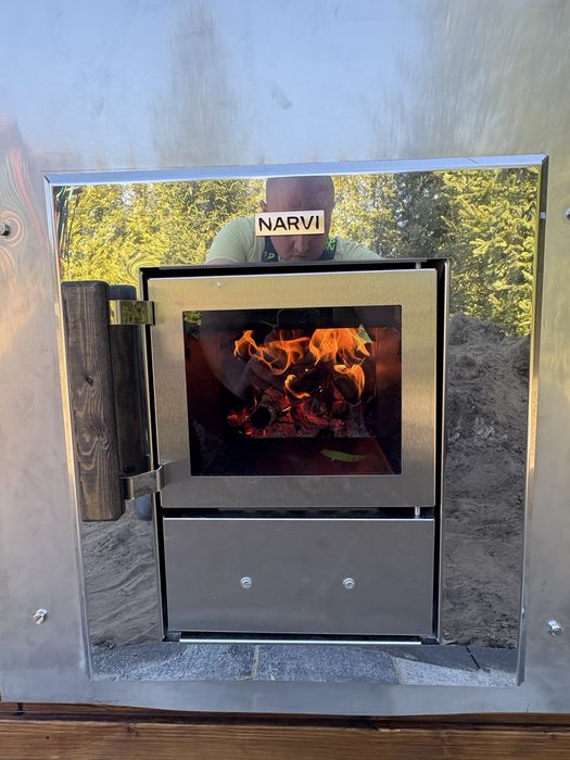Sauna Ogrodowa Finska Przedsionek Piec Na Drewno 500cmx240cm
