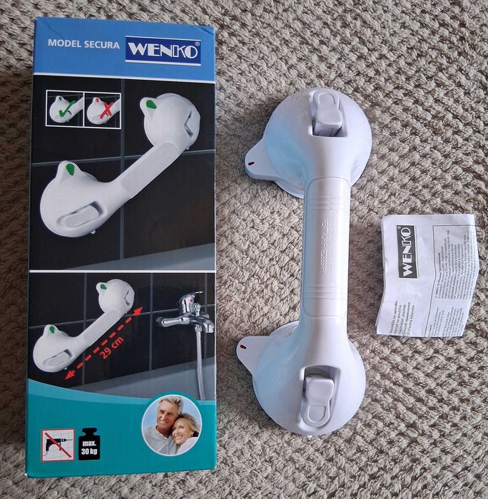 Apoio/Pega de Mão para Parede com Ventosa