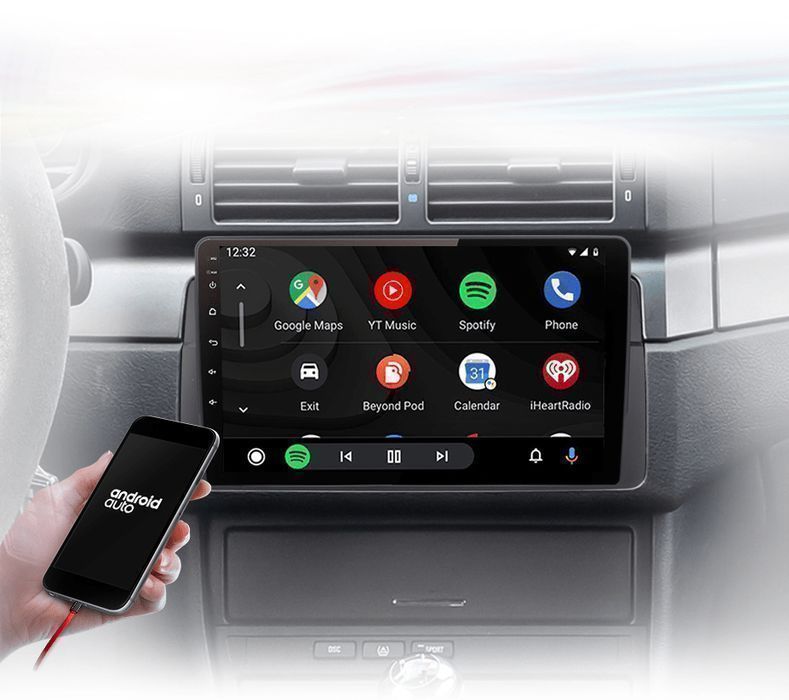 BMW E46 / M3 – Radio Android 15 9” CarPlay Android Auto 2GB/32GB GPS Nawigacja Stacja Multimedialna WiFi Bluetooth DSP PL