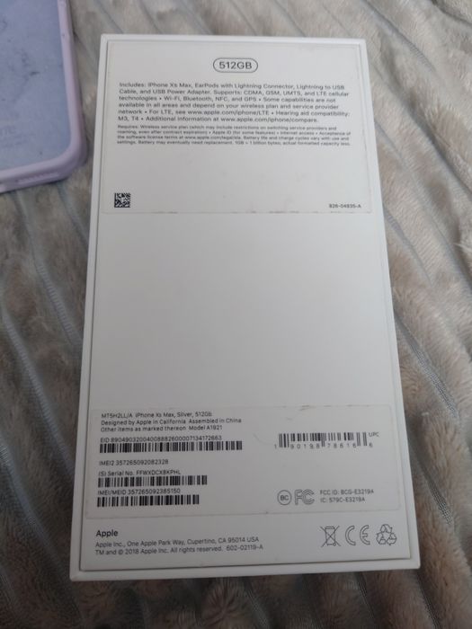 Iphone xs max 512gB