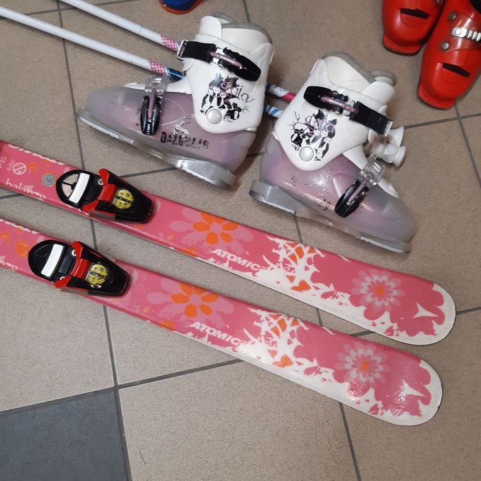 narty Atomic 110cm+buty Dalbello 21.5cm