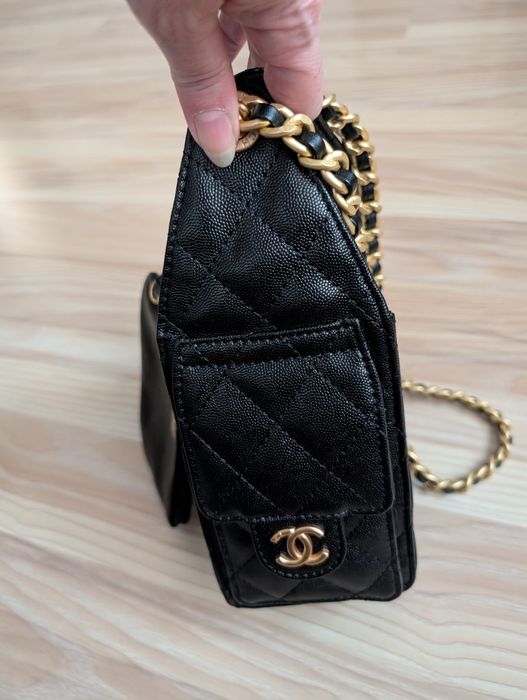 Сумочка Chanel натуральна шкіра довжина 20 см
