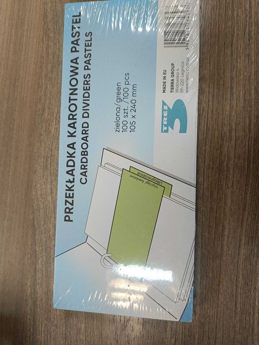 Przekładki do segregatora