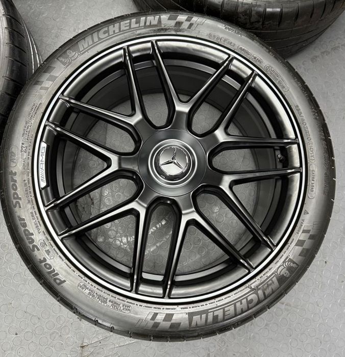 Jantes 20" originais Mercedes AMG S63 AMG classe S W222 c pneus 5X112