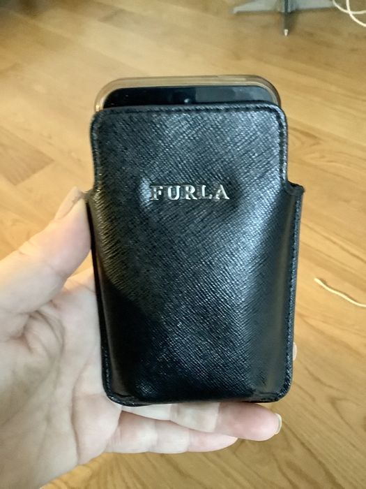 Bolsa em pele preta FURLA