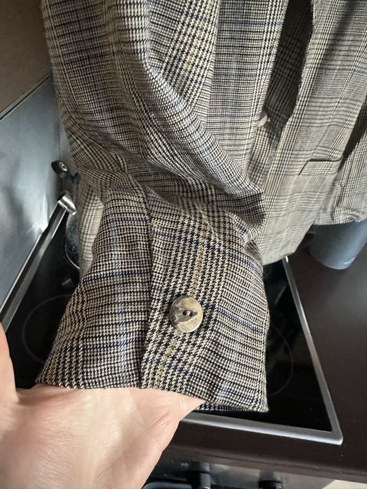 Marynarka Delmond International w kratę