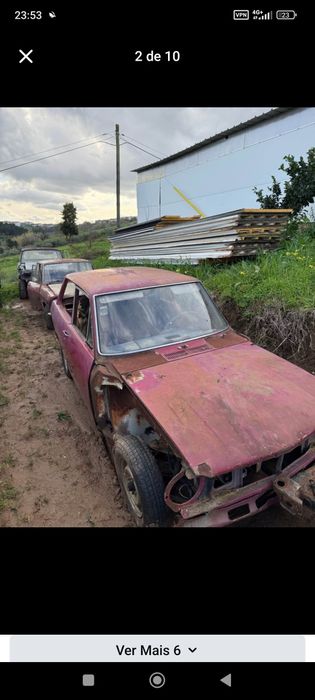 Vendo 2 Datsuns 1000, com documentos 
Mecânica completa 
Preço