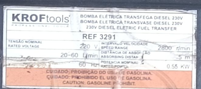 Bombas de transfega