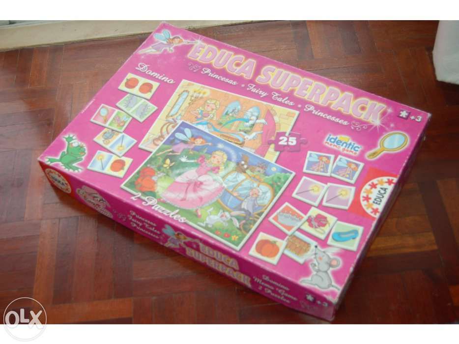 Pack jogos didacticos educa 2 puzzles domino etc