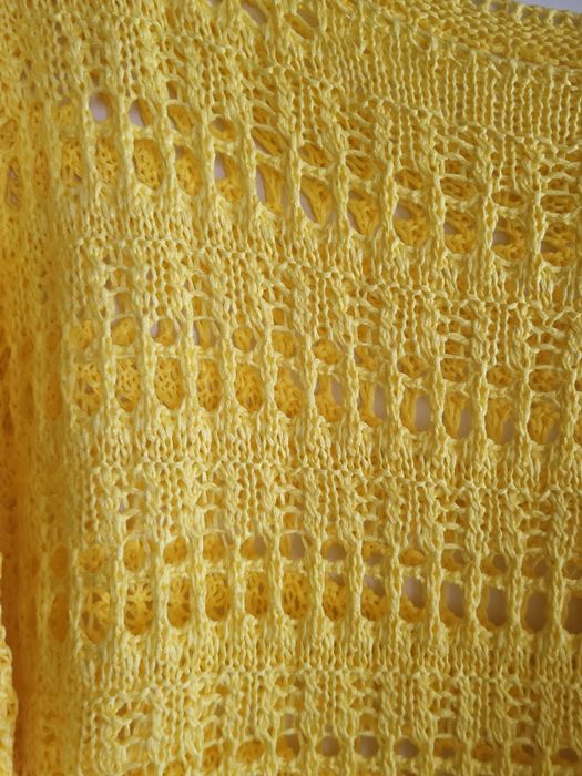 Narzutka bluzka żółta