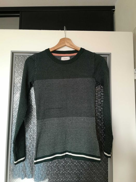 Zielony sweter w kropeczki 34 Nümph