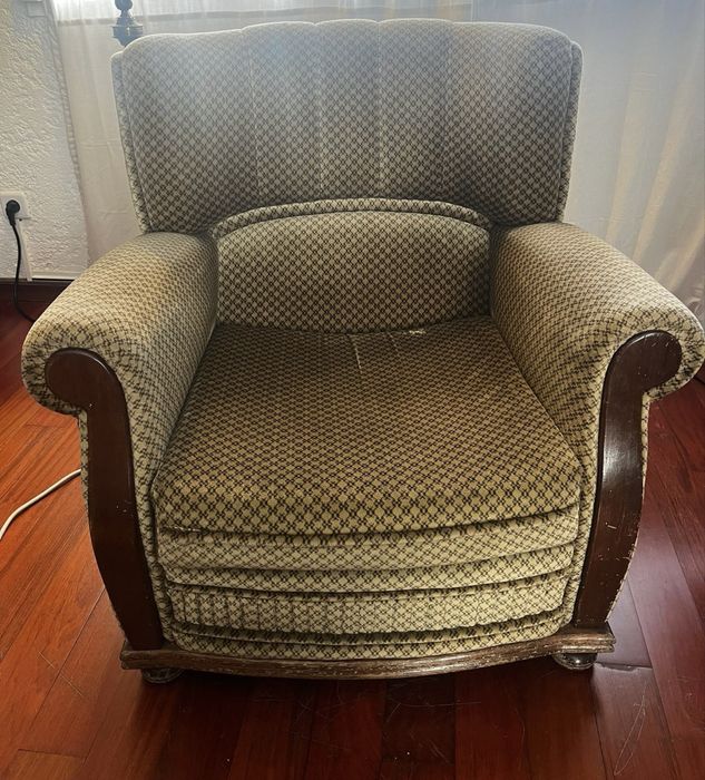 Sofa  vintage conjunto de 3