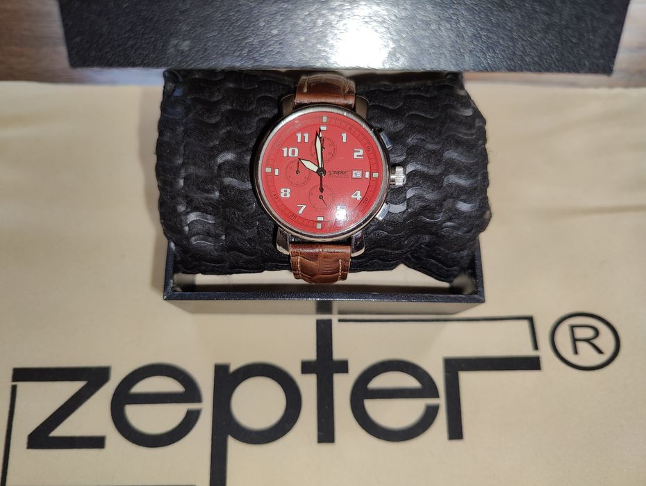 MIIII Часы Zepter хронограф MIAMI LZ-632-BL Swiss Made оригинал. лимит