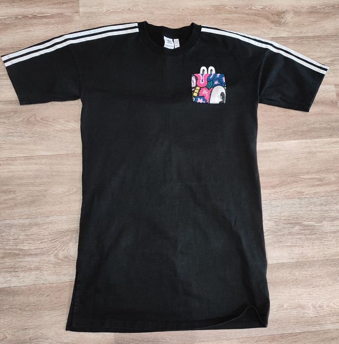 Платье футболка женская, adidas, размер s.