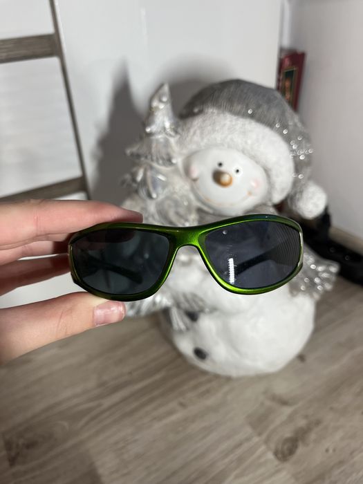 Zielone dzieciece okulary przeciwsloneczne
