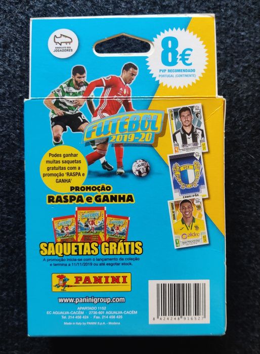 Blister Cromos de Futebol Panini 2019/2020