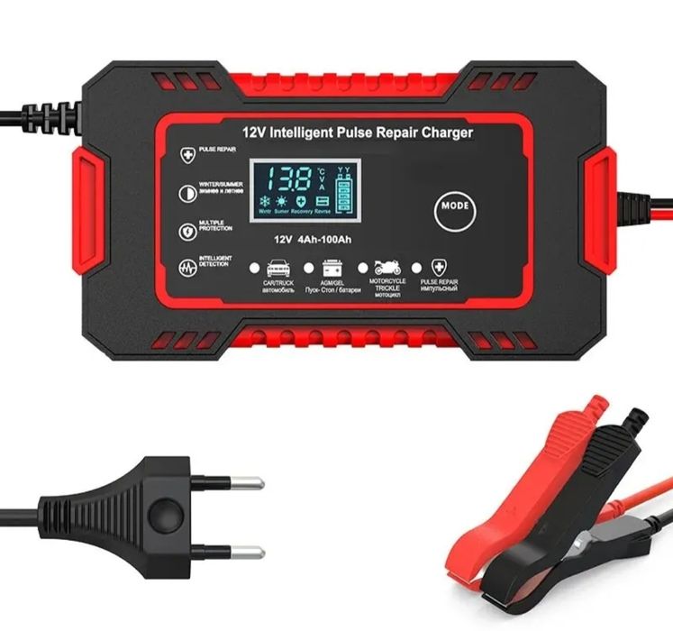 Ładowarka samochodowa/ 12V6A/Motocykl Samochód Cyfrowy Wyświetlacz