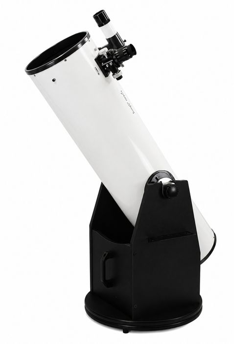 Teleskop GSO Dobson 10" DeLuxe 254/1250 M-CRF (mikrofocuser 1:10, chłodzenie lustra, model 880 + optyka +mapa nieba i księżyca