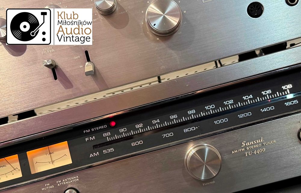 Zestaw Sansui TU-4400 & AU2200/PREMIUM/dla kilku pokoleń/SERWIS/