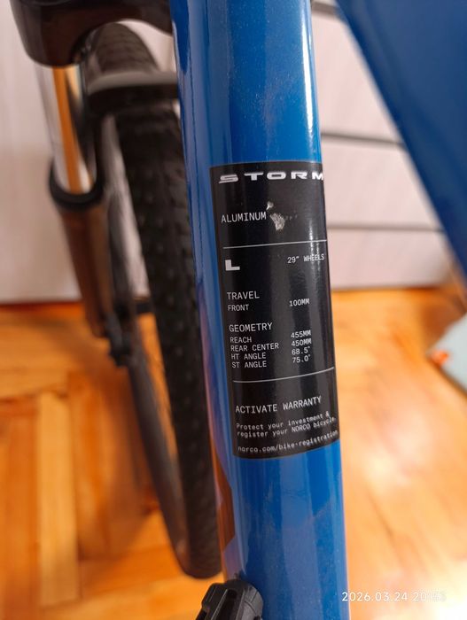 Велосипед Norco 29'' Storm-4-L Blue/Black