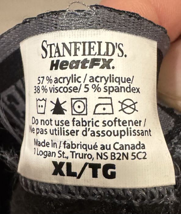 Термобілизна Stanfield’s HeatFX Heavy Weight розмір XL.