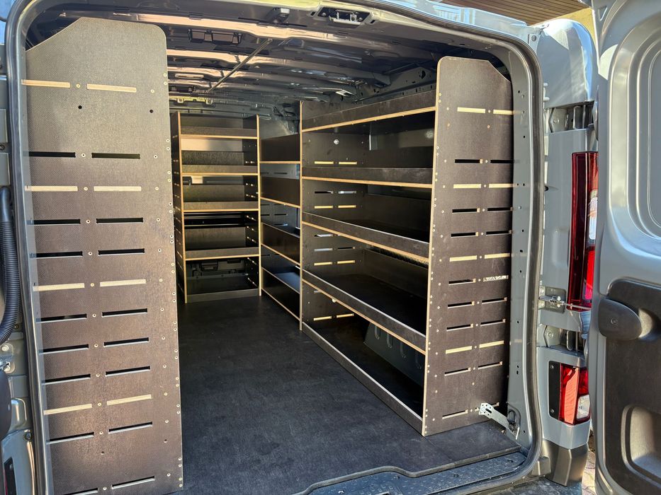 Regały Opel Vivaro M zabudowa warsztatowa z sklejki laminowanej 50CM