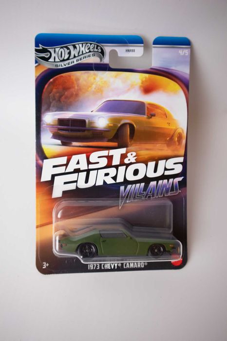 Hot Wheels Silver Series Fast & Furious  1973 Chevy Camaro Mattel