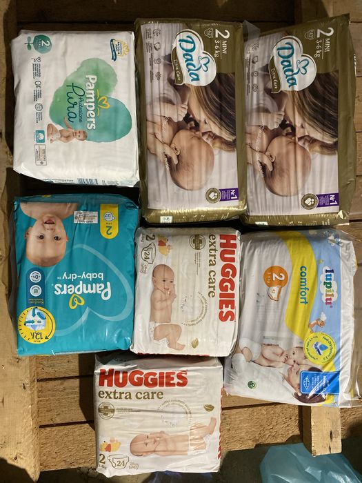 Дитячі підгузки Huggies,Дада,pampers,lupilu