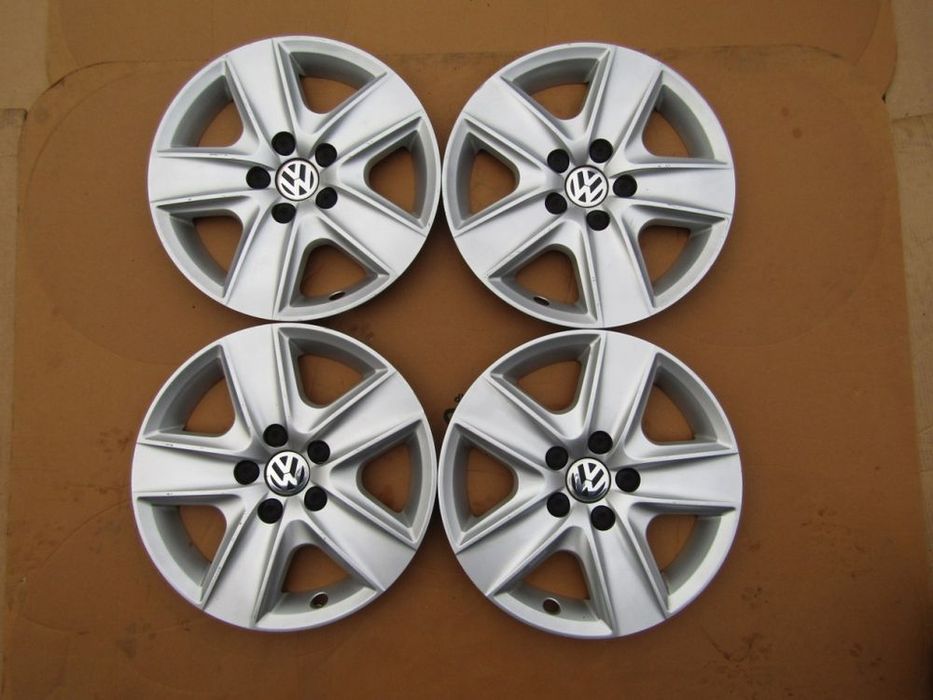 1x kołpak 16 strukturalny vw golf v vi vii passat caddy touran 5x112 ładny