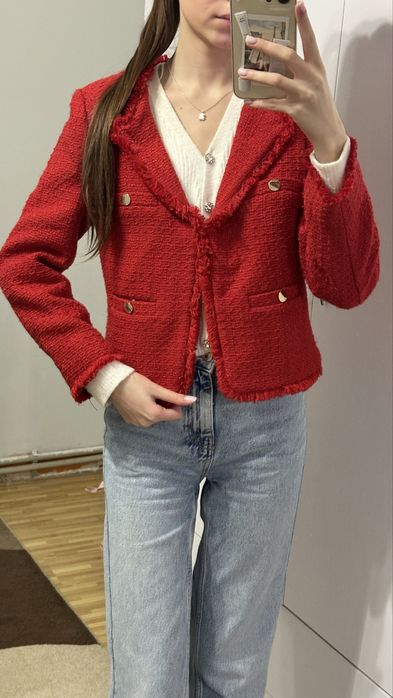 Жакет твідовий H&M