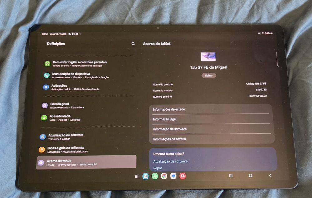 Samsung tab s7 FE