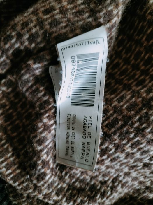 Casaco em pele como novo