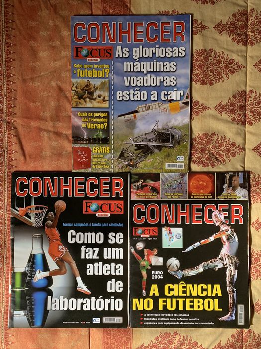 Conhecer Magazines [issues listed in description]