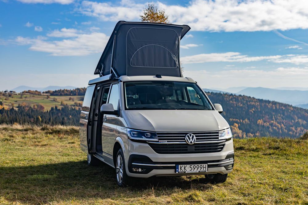 Wynajem kamperów Kraków, Katowice, Wrocław - VW California 6.1 Ocean