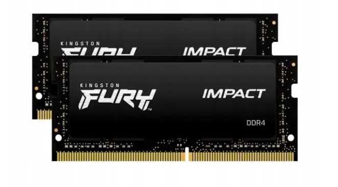 Pamięć RAM Kingston FURY Impact DDR4 32GB 2x16GB 3200 CL20 SODIMM