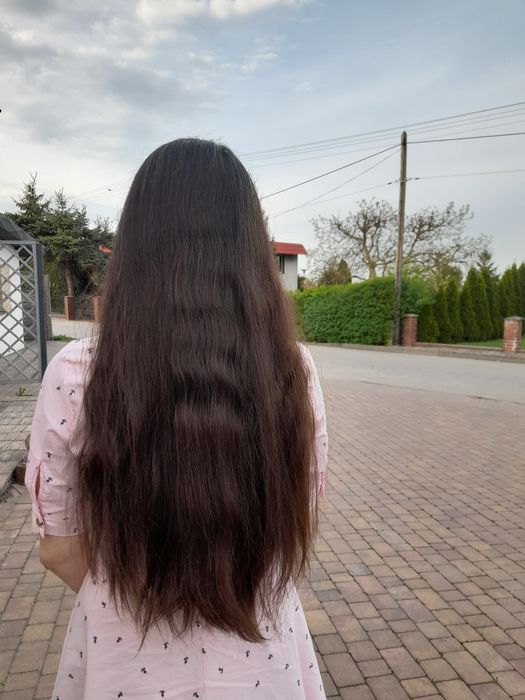 Piękne,długie,grube, zdrowe włosy niefarbowane