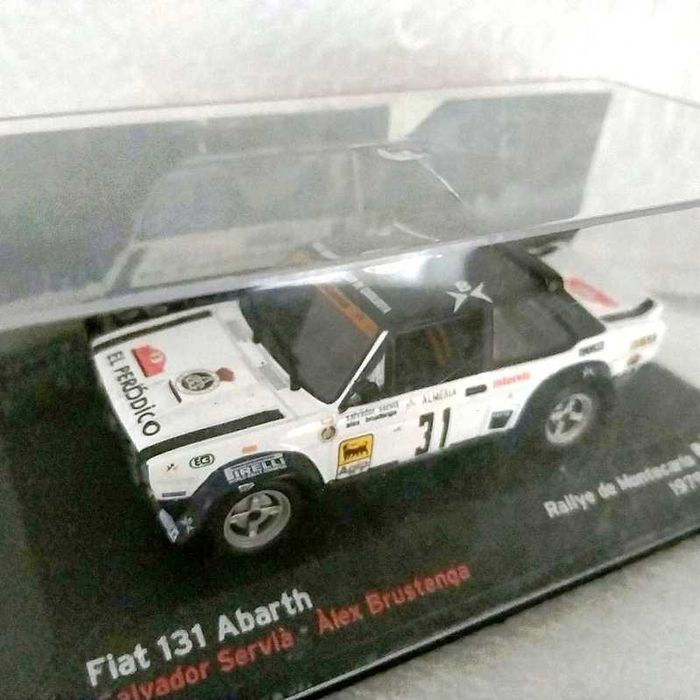 Fiat 131 Abarth Salvador Serviá e Álex Brustenga Rallye de Montecarlo 1979