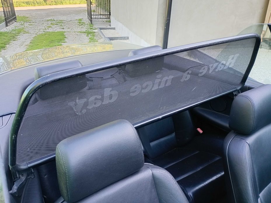 Wiatrołap windschot windshot osłona "Have a nice day" BMW E36 Cabrio ORYGINAŁ