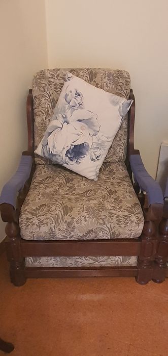 Conjunto de sofás duplos